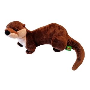 Wild Republic Delightful Stuffed Plush Otter 15 inches Brown
